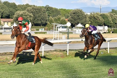 Sui 1200 metri del Visarno con Di Tocco Sopran Aklioos vince e convince fra i 3 anni.