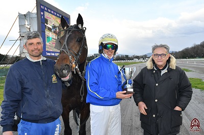 Il torello Boston Trio con Marco Stefani domina il Memorial Fosco Lunghi al record di 1.15.6
