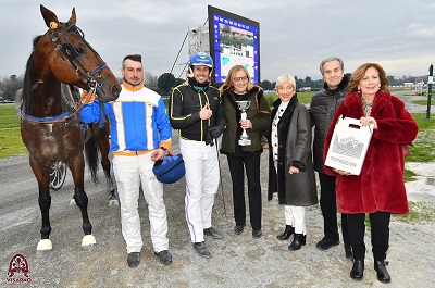 Con Manfredini Zittozitto GSO castiga nel finale Vortice d'Amore in 1.12.6 nel Clou del Visarno