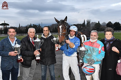 All Wise AS con Gubellini firma il terzo successo classico nel GP Firenze in 1.14